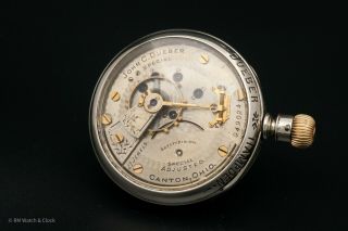 Rare Hampden John C.  Dueber Special 18s 17j Pocket Watch In Signed Salesman Case