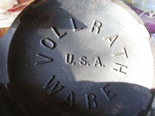 Antique Vollrath Ware Cast Iron Lid No.  9 ?,  Vintage Kitchen Cooking Top