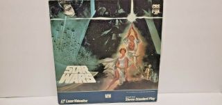 Star Wars 1977 Film Stereo Extended Play Laserdisc Rare Cbs Fox Video