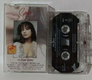 Selena ‎– 12 Exitos - Cassette Tape - - Rare