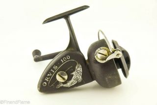Vintage Orvis Model 100 Antique Open Face Spin Fishing Reel Jj31