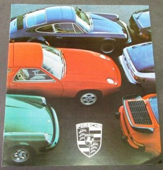 1978 Porsche Dealer Sales Brochure 928 911 Sc & Turbo 924 Rare