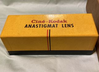 Very Rare Boxed Anastigmat 50mm f1.  6 Cine Lens - S Mount Exc, 5
