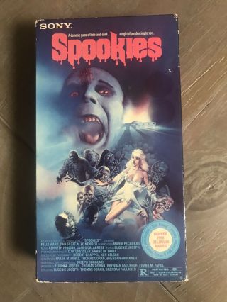 Spookies Vhs 1985 Rare Cult Horror Film