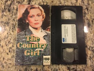 The Country Girl Rare Hbo Video Vhs Not On Dvd 1982 Faye Dunaway,  Dick Van Dyke