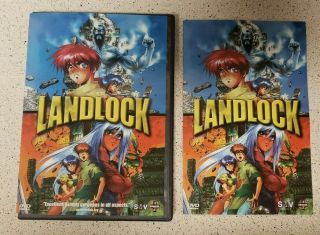 Landlock Dvd Rare Oop Anime.  R1 Us W/ Insert Manga Video.  Land Lock 1995