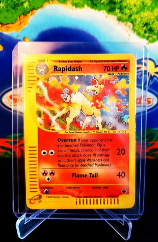 Rapidash 26/165 Holo Rare E - Card Pokemon Expedition Vintage Wotc Lp/mp