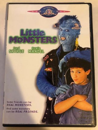 Little Monsters (dvd,  2004) Rare Oop Fred Savage Howie Mandel Region 1 Mgm Vg