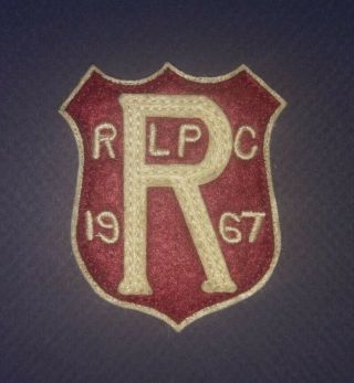 Rare Polo Ralph Lauren R Shield Patch