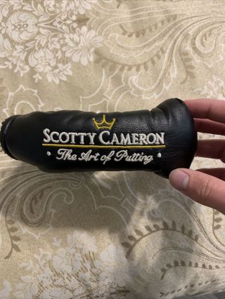 Rare Scotty Cameron Titleist The Art Of Putting Rh/lh Blade Putter Cover -