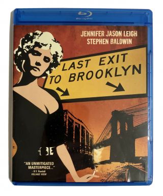 Last Exit To Brooklyn (1989) - Blu - Ray Rare & Oop Jennifer Jason Leigh