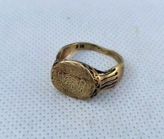 Ancient Bronze Ring Roman Rare Legionary Artifact Authentic Extremely Old
