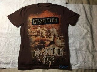 Vintage Rare Led Zeppelin Tee Jimmy Page Robert Plant Houses Of The Holy