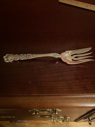 Buttercup By Gorham Sterling Silver Cold Meat Fork No Monogram