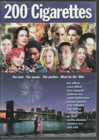200 Cigarettes (dvd 1999) Ben Casey Affleck,  Dave Chappelle Kate Hudson Oop Rare