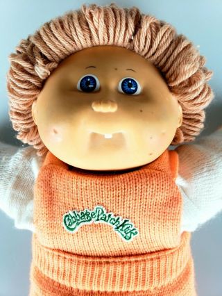 Vintage Cabbage Patch Kids Doll Boy Blonde Hair Blue Eyes Coleco 1983 2
