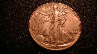 1941 P Antique Walking Liberty Half Dollar 90 Silver Coin 50 Cent Philadelphia