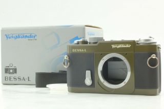 【rare Olive Color】 Voigtlander Bessa L 35mm Rangefinder Film Camera From Japan