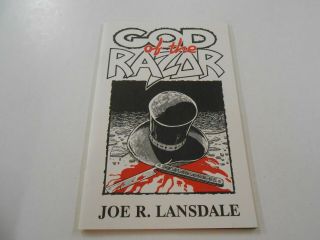 God Of The Razor By Joe R Lansdale (1992) Rare Signed Chapbook &&