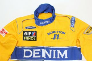 Rare Sparco Benetton F1 90 ' s Schumacher Racing Jacket Suit,  NOS,  Made in Italy 2