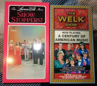 2 Rare Lawrence Welk Show Vhs Tapes Century Of American Music Show Stoppers