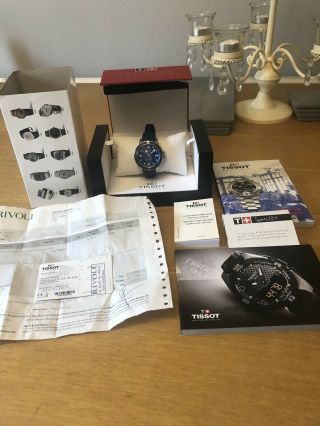 Tissot T - Sport Seastar 1000 Automatic - Rare Blue Dial And Strap Dive Watch