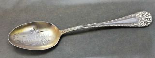 Antique Vintage 1890s Granville Ohio Sterling Silver Souvenir Spoon 5 1/8 " Long