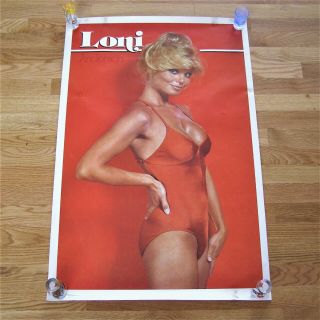 Vintage Loni Anderson Hot Girl Poster 1978 Wkrp Retro