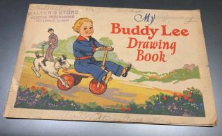 Rare Vintage 1925 Buddy Lee Doll Jeans Buddy Lee Drawing Book
