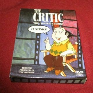 The Critic - The Entire Series Rare Oop Animated 3 Dvd Box Set Jon Lovitz