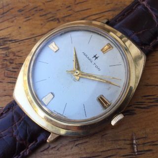 Rare 1960s Vintage Mid - Century Modern Men’s Hamilton 60007 - 4 Asymmetric Watch