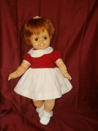 Sweet Vintage Ideal Baby Crissy Chrissy Doll 24” Big Baby Doll