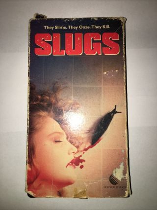 Slugs Vhs 1987 Horror World Video Rare Htf