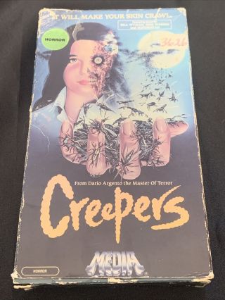 Creepers (vhs,  1985) Media Home,  Jennifer Connelly,  Rare Oop,  Horror,  M831