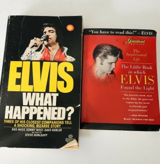 Ultra Rare Elvis What Happened? First Edition 1977 W/bonus Book