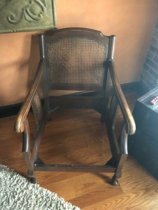 Rare Antique Bergere Cane Back Chair Circa 1900 ' s 3