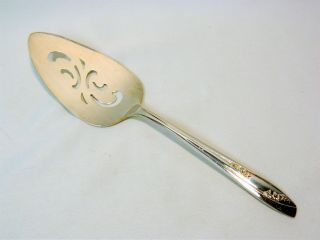 Vintage Wm Rogers Silver Plated 8 - 3/4 " Cake And Pie Server