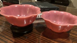 Rare Antique Chinese Peking Glass Bowls (set of 2) 5