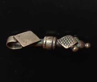 Rare Ancient Viking Silver Pendant Amulet.