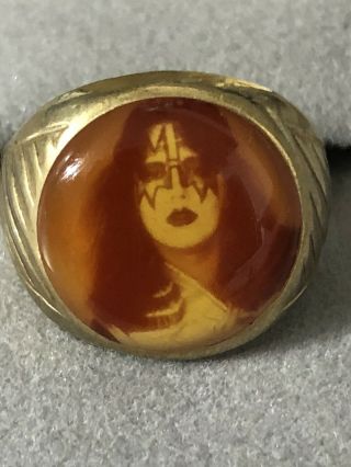 Kiss 1978 Ace Frehley Ring Aucoin Mega Rare Vintage 1st Issue