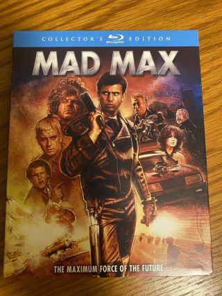 Mad Max (blu - Ray Disc Scream Factory,  Collectors Edition Oop Rare Slipcover