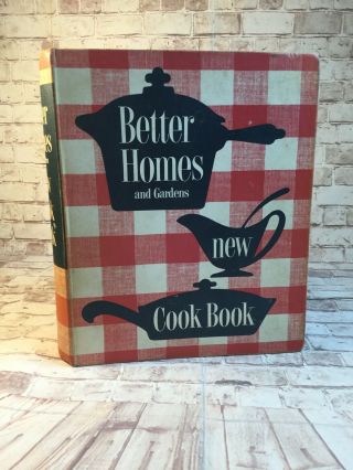 Better Homes And Gardens Cookbook 5 Ring Binder 1st Edition 1953