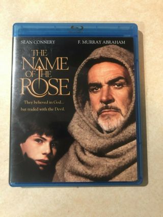 The Name Of The Rose (blu - Ray Disc,  2011) Sean Connery,  Rare Oop Region 1,  U.  S.  A