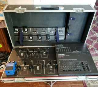 Rare Vintage Boss Scc - 700 Sound Control Center Pedal Case & Boss Cs - 2