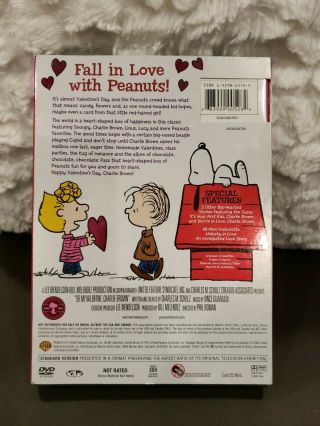 Be My Valentine,  Charlie Brown DVD Remastered Deluxe Edition 2008 Rare OOP 2