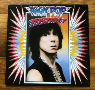 Iggy Pop Instinct Rare Promo Issued Vinyl Lp Record 