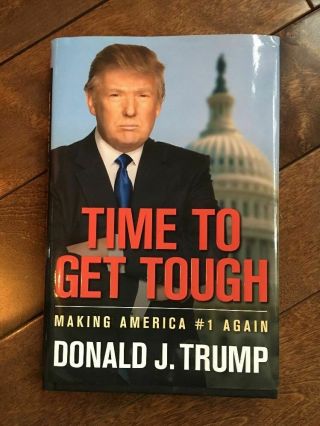 Rare Authentic 2011 President Donald Trump Autograph Signed Book -