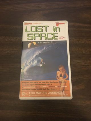 Rare Vhs Lost In Space Snuff 2 Tim Bonython 1999 - 2000 Noth Shore Surfing Surf