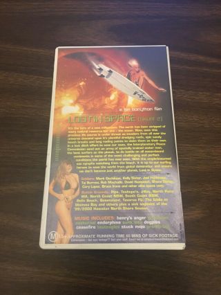 Rare VHS Lost In Space Snuff 2 Tim Bonython 1999 - 2000 Noth Shore Surfing Surf 2