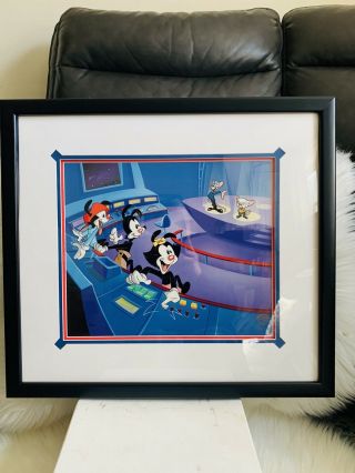 Vintage Wb Animaniacs Star Truck Hand Painted Cel Limited Edition Rare